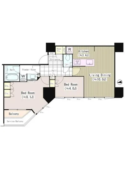 プラウドタワー白金台 1202