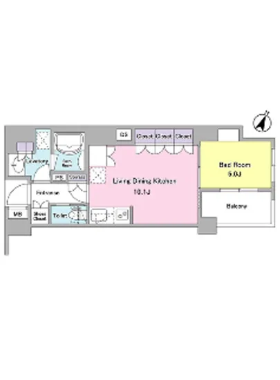 コスモリード市ヶ谷払方町 206