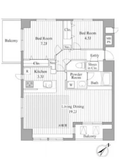 レジディア新川2 403