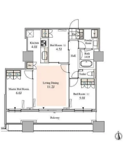 タワーコート北品川 1805
