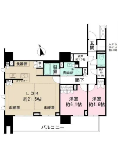 ザ・パークハウス千代田麹町 1204