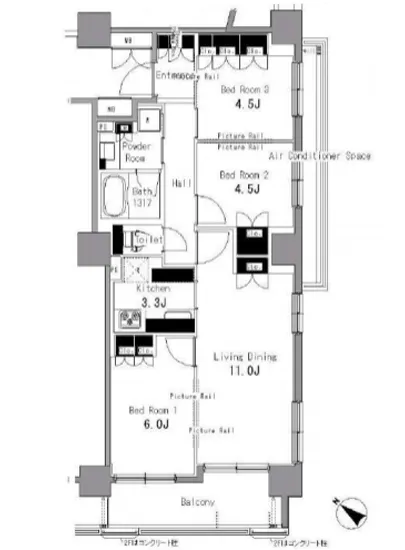 パークアクシス日本橋浜町 405