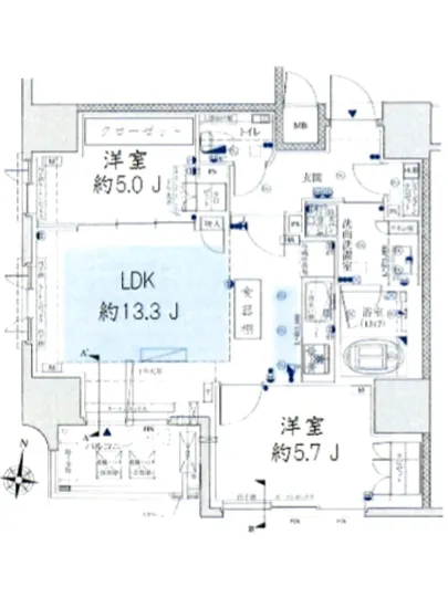 ジオ西新宿ツインレジデンス 10F