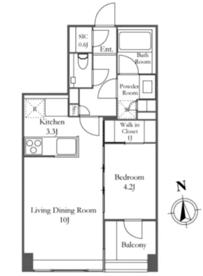 ローレルコート新宿夏目坂 2F