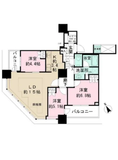 ザ・パークハウス西新宿タワー60 3709