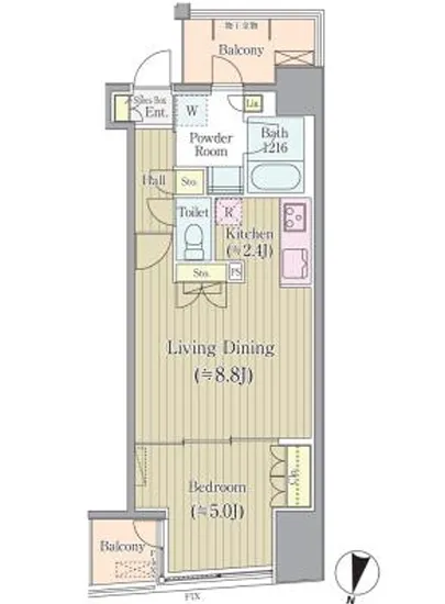 リンデンコート市ヶ谷 801