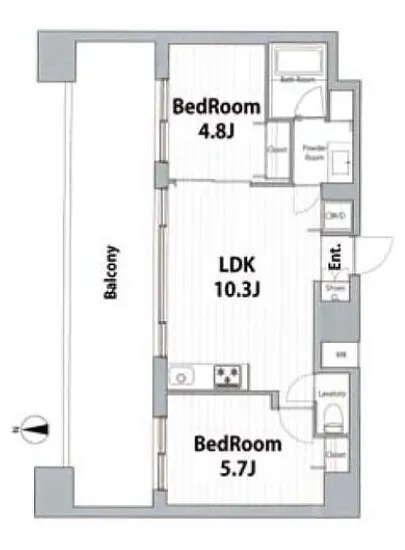 ラナイグレース芝公園 801