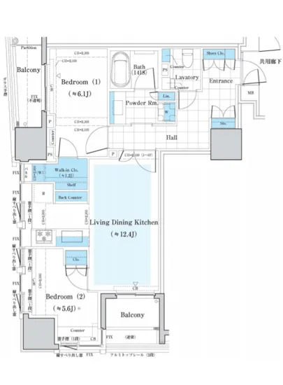 ミレアコート銀座プレミア 703