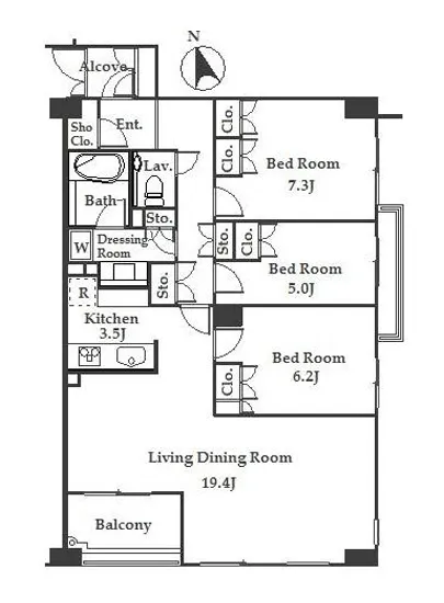 メゾンヴェール白金台 2F
