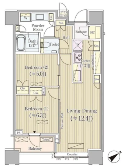 ブリリアタワーズ目黒 N-2209