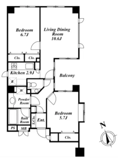 ラアルクス鷹番 1F