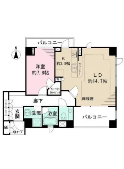 パークハウス四谷 301