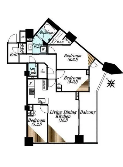 パークホームズ品川ザレジデンス 9F