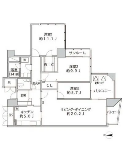 芝浦クリスタル品川レジデンス 1503