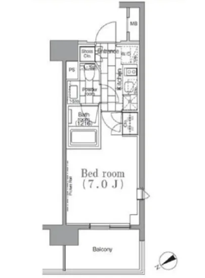 パークハビオ目黒リバーサイド 201