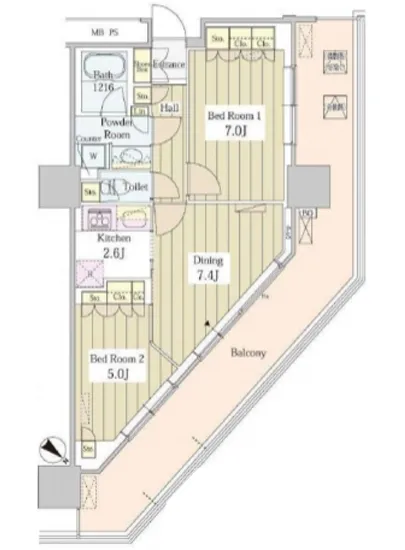 ユニゾンタワー 1712