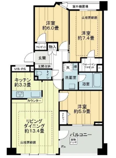 ライオンズマンション代々木上原ガーデン 203