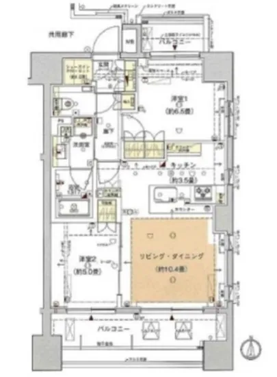 ザ・パークハウスアーバンス木場公園 2F