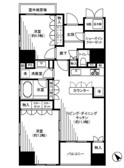 レフィール築地レジデンス 1201