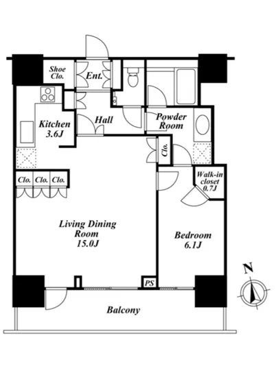 リエトコートアルクスタワー 306