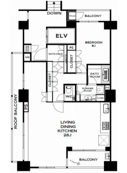 パークハウス池田山公園白金台の杜 6F