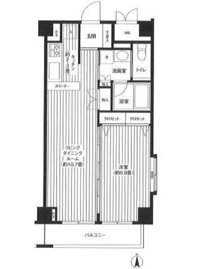 グランハイツ東新宿 406
