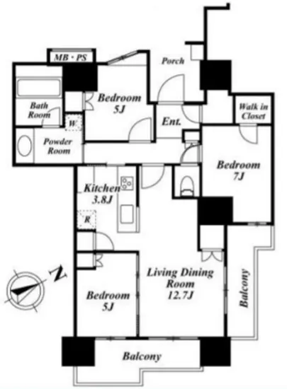 プラウドタワー東雲キャナルコート 1202