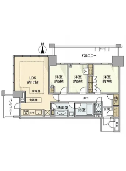 ベイズタワー&ガーデン 1717