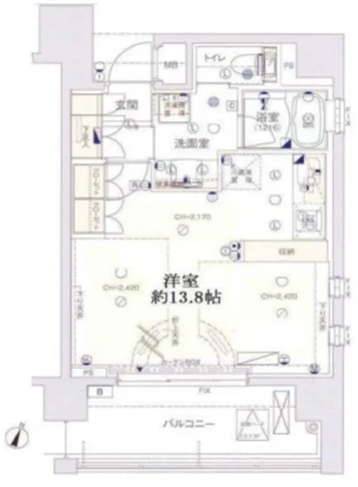 レジデンシャルスター幡ヶ谷 7F