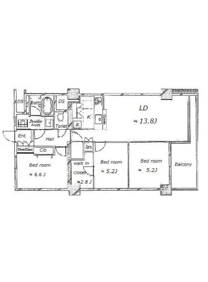 白金第一マンションズ 4F