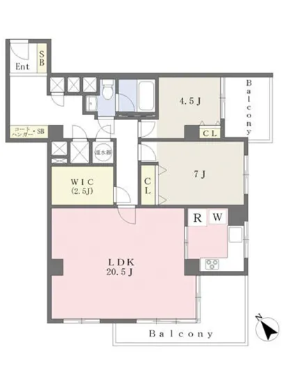 ロイヤル元麻布ガーデン 4F