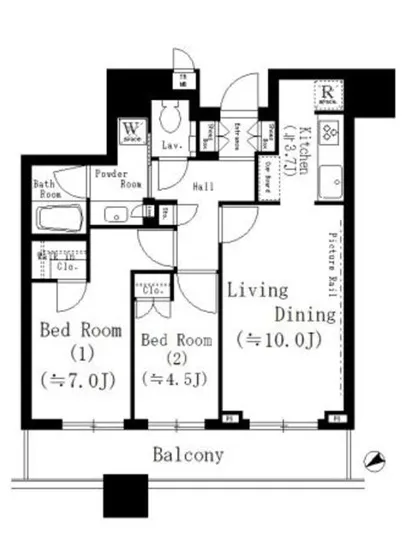 ブリリアタワーズ目黒 S-2602