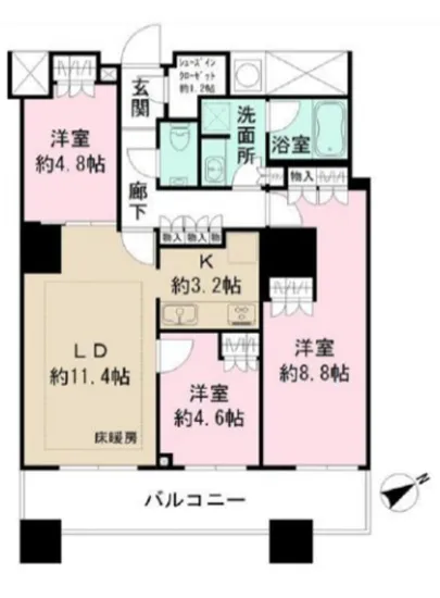 ザ・パークハウス西新宿タワー60 20F