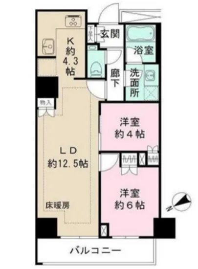 ザ・パークハウス新宿タワー 1805