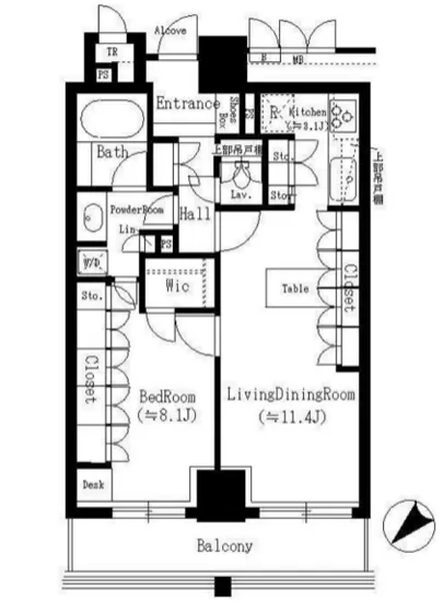 アップルタワー東京キャナルコート 10F