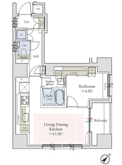 パークリュクス銀座mono 706