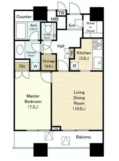 ザ・タワーズ台場(THE TOWERS DAIBA) W-7F