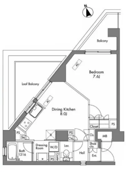 プラウドフラット神楽坂 405
