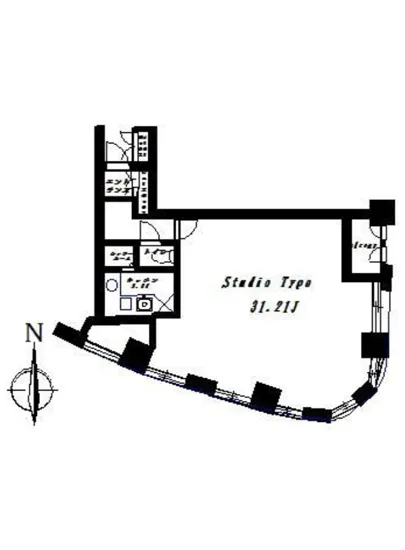ルネパルティーレ汐留 704