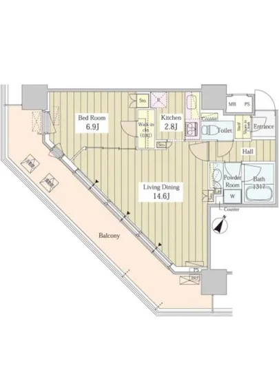 ユニゾンタワー 1204