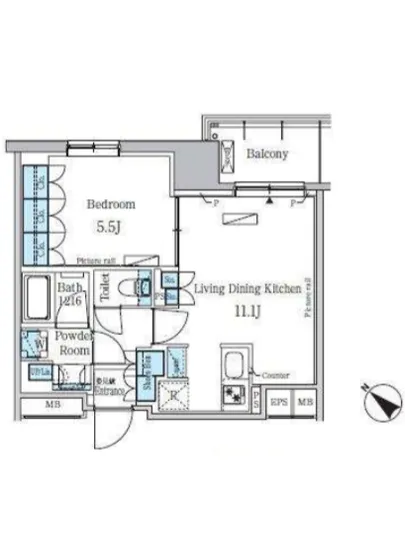 パークアクシス東日本橋ステーションゲート 306
