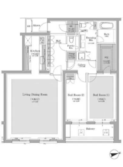 代々木パークハウスプライムヒルズ 308
