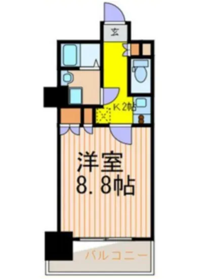 プラーズタワー東新宿 806
