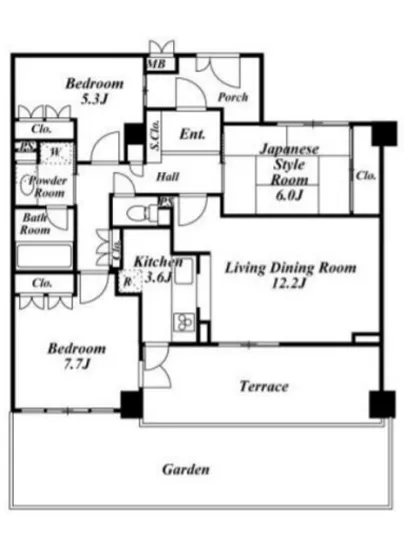 パークグランディ代々木 1F