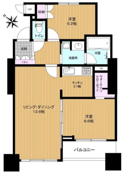 東京アインスリバーサイドタワー 2109