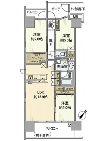 オークプレイス豊洲 406