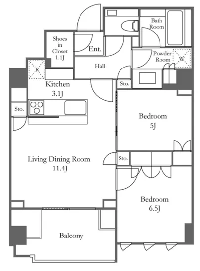 ザ・パークハウス麻布外苑西通り 501