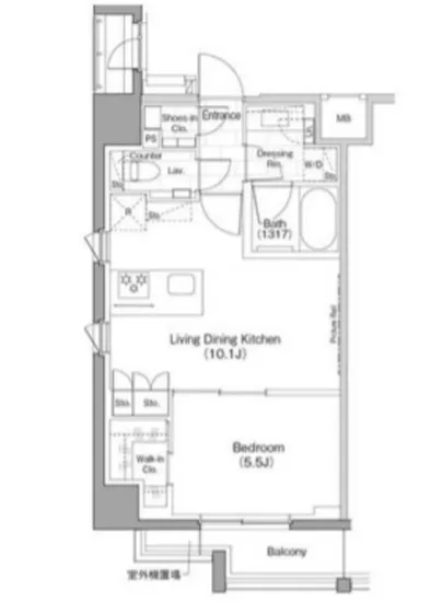 ザ・パークハビオ早稲田 901