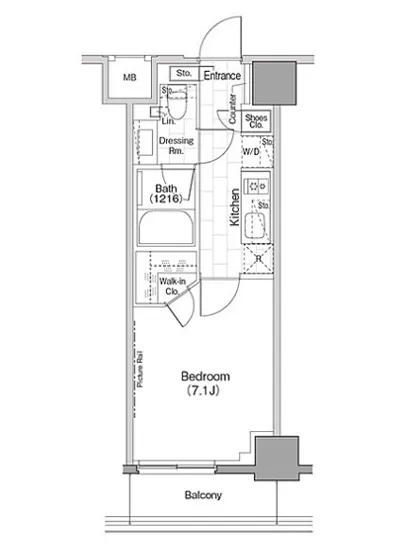 ザ・パークハビオ早稲田 704