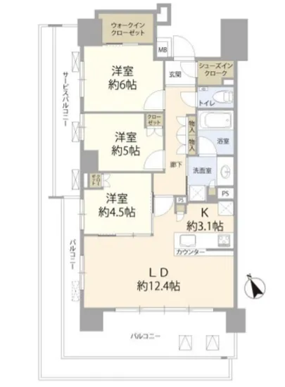 クレヴィアタワー目黒不動前 11F